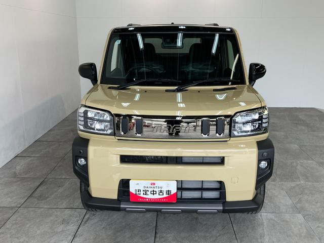 タフトＧダーククロムベンチャー　届出済未使用車　前席シートヒーター追突被害軽減ブレーキ　コーナーセンサー　ＬＥＤ　スマートキー　オートエアコン　前席シートヒーター　ナビ取付時用バックカメラ　スカイフィールトップ　１５インチアルミ　オートライト　エコアイドル（滋賀県）の中古車