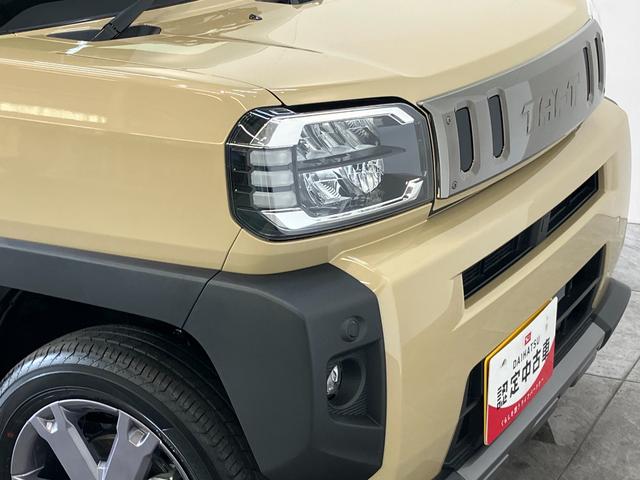 タフトＧダーククロムベンチャー　届出済未使用車　前席シートヒーター追突被害軽減ブレーキ　コーナーセンサー　ＬＥＤ　スマートキー　オートエアコン　前席シートヒーター　ナビ取付時用バックカメラ　スカイフィールトップ　１５インチアルミ　オートライト　エコアイドル（滋賀県）の中古車