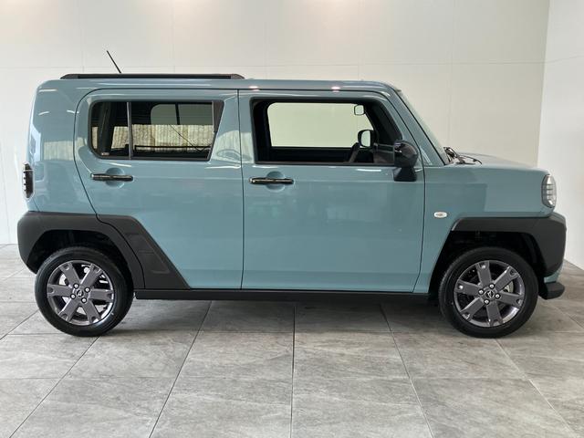 タフトＧダーククロムベンチャー　届出済未使用車　前席シートヒーター追突被害軽減ブレーキ　コーナーセンサー　ＬＥＤ　スマートキー　オートエアコン　前席シートヒーター　ナビ取付時用バックカメラ　電動パーキングブレーキ　オートライト　エコアイドル（滋賀県）の中古車