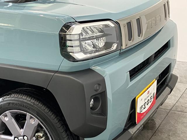 タフトＧダーククロムベンチャー　届出済未使用車　前席シートヒーター追突被害軽減ブレーキ　コーナーセンサー　ＬＥＤ　スマートキー　オートエアコン　前席シートヒーター　ナビ取付時用バックカメラ　電動パーキングブレーキ　オートライト　エコアイドル（滋賀県）の中古車