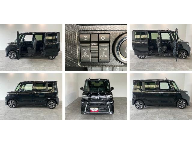 タントカスタムＸ　届出済未使用車　両側電動スライドドア　ＬＥＤ追突被害軽減ブレーキ　コーナーセンサー　ＬＥＤ　スマートキー　両側電動スライドドア　前席シートヒーター　オートエアコン　ナビ取付時用バックカメラ　オートライト　エコアイドル（滋賀県）の中古車