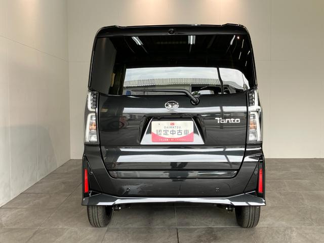 タントカスタムＸ　届出済未使用車　両側電動スライドドア　ＬＥＤ追突被害軽減ブレーキ　コーナーセンサー　ＬＥＤ　スマートキー　両側電動スライドドア　前席シートヒーター　オートエアコン　ナビ取付時用バックカメラ　オートライト　エコアイドル（滋賀県）の中古車