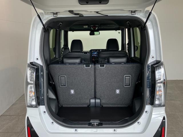 タントカスタムＸ　届出済未使用車　９型ディスプレイオーディオ追突被害軽減ブレーキ　コーナーセンサー　ＬＥＤヘッド　スマートキー　両側電動スライドドア　前席シートヒーター　オートエアコン　　フルセグ　Ｂｌｕｅｔｏｏｔｈ　ＵＳＢ　バックカメラ　エコアイドル（滋賀県）の中古車
