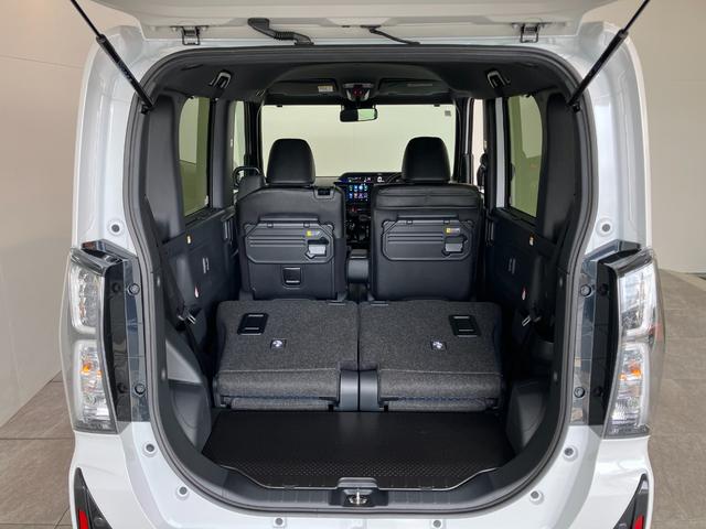 タントカスタムＸ　届出済未使用車　９型ディスプレイオーディオ追突被害軽減ブレーキ　コーナーセンサー　ＬＥＤヘッド　スマートキー　両側電動スライドドア　前席シートヒーター　オートエアコン　　フルセグ　Ｂｌｕｅｔｏｏｔｈ　ＵＳＢ　バックカメラ　エコアイドル（滋賀県）の中古車