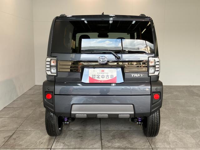 タフトＧダーククロムベンチャー　ＬＥＤ　届出済未使用車追突被害軽減ブレーキ　コーナーセンサー　ＬＥＤ　スマートキー　オートエアコン　前席シートヒーター　ナビ取付時用バックカメラ　オートライト　エコアイドル（滋賀県）の中古車