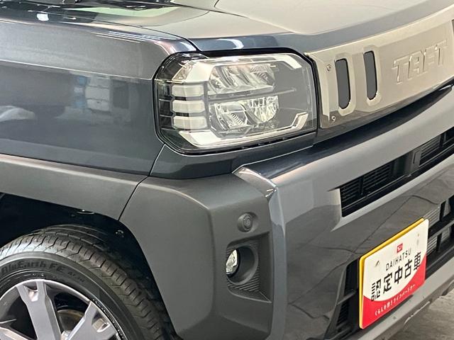 タフトＧダーククロムベンチャー　ＬＥＤ　届出済未使用車追突被害軽減ブレーキ　コーナーセンサー　ＬＥＤ　スマートキー　オートエアコン　前席シートヒーター　ナビ取付時用バックカメラ　オートライト　エコアイドル（滋賀県）の中古車
