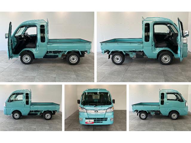 ハイゼットトラックジャンボＳＡ３ｔ　５ＭＴ　４ＷＤ　フルセグナビ　ドラレコ衝突被害軽減ブレーキ・スマアシ３ｔ　ＬＥＤヘッドライト　キーレス　パワーウインドウ　荷台作業灯　ドラレコ　フルセグナビ　ＤＶＤ　Ｂｌｕｅｔｏｏｔｈ　ＵＳＢ　パートタイム４ＷＤ　リヤ４枚リーフスプリング（滋賀県）の中古車