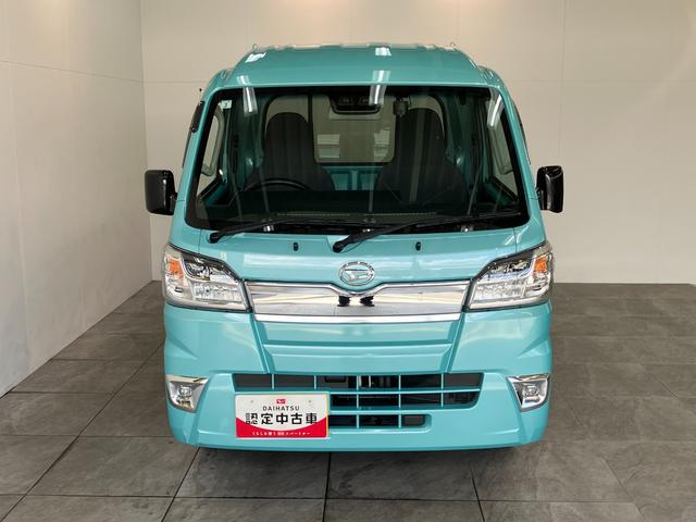 ハイゼットトラックジャンボＳＡ３ｔ　５ＭＴ　４ＷＤ　フルセグナビ　ドラレコ衝突被害軽減ブレーキ・スマアシ３ｔ　ＬＥＤヘッドライト　キーレス　パワーウインドウ　荷台作業灯　ドラレコ　フルセグナビ　ＤＶＤ　Ｂｌｕｅｔｏｏｔｈ　ＵＳＢ　パートタイム４ＷＤ　リヤ４枚リーフスプリング（滋賀県）の中古車