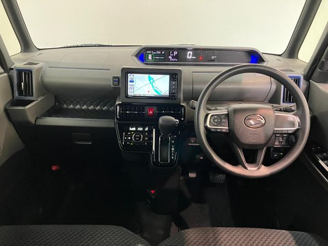 タントカスタムＸセレクション　４ＷＤ　フルセグナビ　バックカメラ追突被害軽減ブレーキ　コーナーセンサー　ＬＥＤヘッド　スマートキー　両側電動スライドドア　前席シートヒーター　オートエアコン　ＤＶＤ　Ｂｌｕｅｔｏｏｔｈ　ＵＳＢ　オートライト　エコアイドル（滋賀県）の中古車