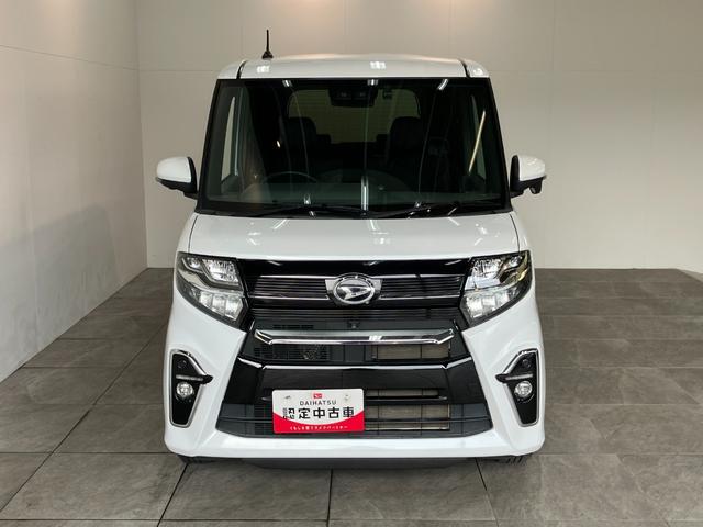 タントカスタムＸセレクション　４ＷＤ　フルセグナビ　バックカメラ追突被害軽減ブレーキ　コーナーセンサー　ＬＥＤヘッド　スマートキー　両側電動スライドドア　前席シートヒーター　オートエアコン　ＤＶＤ　Ｂｌｕｅｔｏｏｔｈ　ＵＳＢ　オートライト　エコアイドル（滋賀県）の中古車
