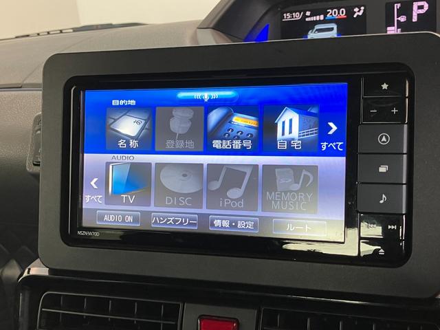 タントカスタムＸセレクション　４ＷＤ　フルセグナビ　バックカメラ追突被害軽減ブレーキ　コーナーセンサー　ＬＥＤヘッド　スマートキー　両側電動スライドドア　前席シートヒーター　オートエアコン　ＤＶＤ　Ｂｌｕｅｔｏｏｔｈ　ＵＳＢ　オートライト　エコアイドル（滋賀県）の中古車