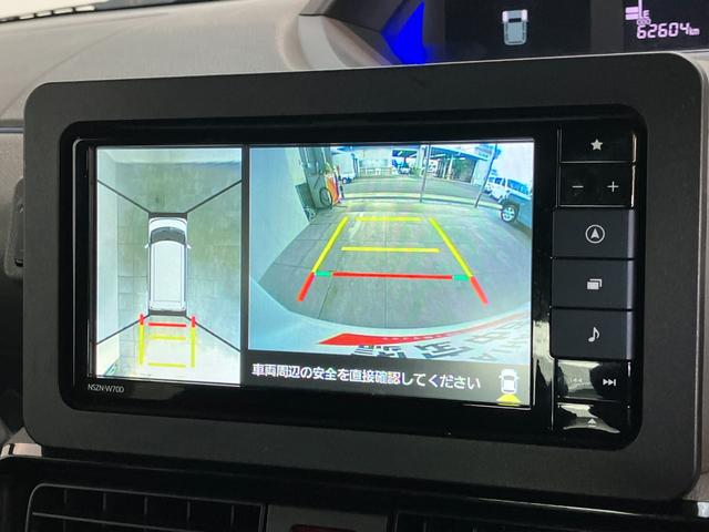 タントカスタムＸセレクション　４ＷＤ　フルセグナビ　バックカメラ追突被害軽減ブレーキ　コーナーセンサー　ＬＥＤヘッド　スマートキー　両側電動スライドドア　前席シートヒーター　オートエアコン　ＤＶＤ　Ｂｌｕｅｔｏｏｔｈ　ＵＳＢ　オートライト　エコアイドル（滋賀県）の中古車