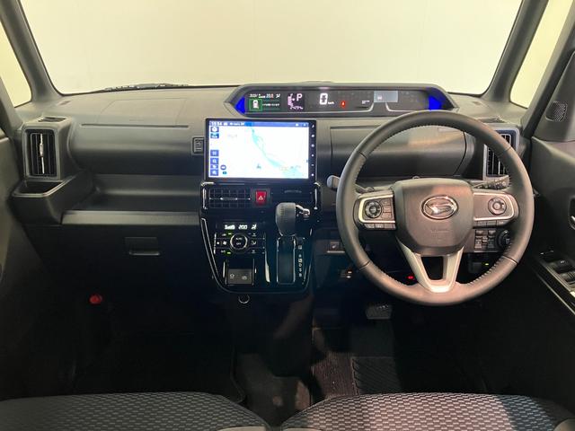 タントカスタムＲＳ　１０型ナビ　バックカメラ　レーダークルコン追突被害軽減ブレーキ　スマアシ　コーナーセンサー　ＬＥＤ　スマートキー　両側電動スライドドア　前席シートヒーター　１０型フルセグナビ　ＤＶＤ　Ｂｌｕｅｔｏｏｔｈ　ＵＳＢ　バックカメラ　前後ドラレコ（滋賀県）の中古車