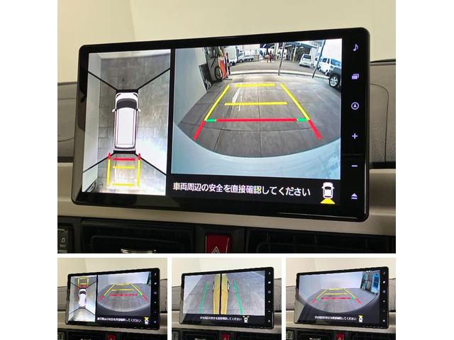ムーヴキャンバスストライプスＧ　１０インチフルセグナビ　パノラマカメラ追突被害軽減ブレーキ　スマアシ　コーナーセンサー　ＬＥＤ　スマートキー　両側電動スライド　シートヒータ−　ＤＶＤ　Ｂｌｕｅｔｏｏｔｈ　ＵＳＢ　スマートパノラマパーキング　前後車内ドラレコ（滋賀県）の中古車