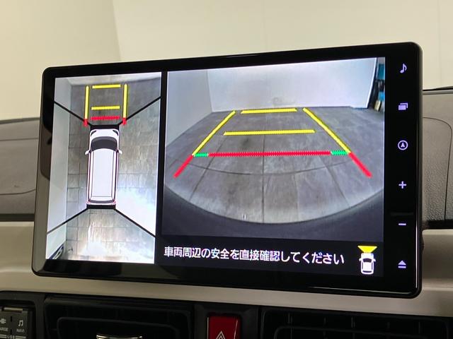 ムーヴキャンバスストライプスＧ　１０インチフルセグナビ　パノラマカメラ追突被害軽減ブレーキ　スマアシ　コーナーセンサー　ＬＥＤ　スマートキー　両側電動スライド　シートヒータ−　ＤＶＤ　Ｂｌｕｅｔｏｏｔｈ　ＵＳＢ　スマートパノラマパーキング　前後車内ドラレコ（滋賀県）の中古車