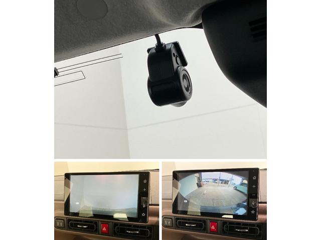 ムーヴキャンバスセオリーＧターボ　９型ディスプレイオーディオ　パノラマカメラ追突被害軽減ブレーキ　コーナーセンサー　ＬＥＤ　スマートキー　両側電動スライドドア　前席シートヒーター　前後ドラレコ　駐車支援システム　オートエアコン　Ｂｌｕｅｔｏｏｔｈ　ＵＳＢ　オートライト（滋賀県）の中古車