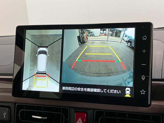 ムーヴキャンバスセオリーＧターボ　９型ディスプレイオーディオ　パノラマカメラ追突被害軽減ブレーキ　コーナーセンサー　ＬＥＤ　両側パワスラ　前席シートヒーター　パノラマカメラ　Ｂｌｕｅｔｏｏｔｈ　ＵＳＢ　スマートパノラマパーキング　オートライト　エコアイドル　ドラレコ（滋賀県）の中古車