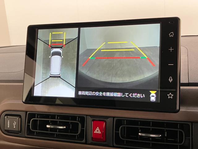ムーヴキャンバスセオリーＧターボ　９型ディスプレイオーディオ　パノラマカメラ追突被害軽減ブレーキ　コーナーセンサー　ＬＥＤ　スマートキー　両側パワスラ　シートヒーター　駐車支援システム　オートエアコン　Ｂｌｕｅｔｏｏｔｈ　ＵＳＢ　レーダークルーズコントロール　前後ドラレコ（滋賀県）の中古車