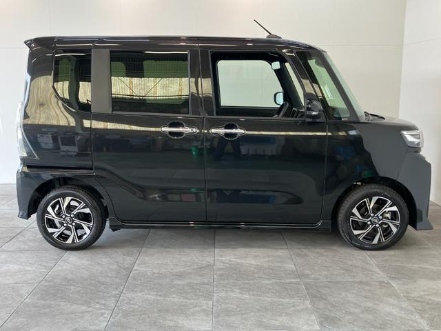 タントカスタムＸ　両側電動スライドドア　届出済未使用車追突被害軽減ブレーキ　スマアシ　コーナーセンサー　ＬＥＤ　スマートキー　両側電動スライドドア　前席シートヒーター　オートエアコン　ナビ取付時用バックカメラ（滋賀県）の中古車