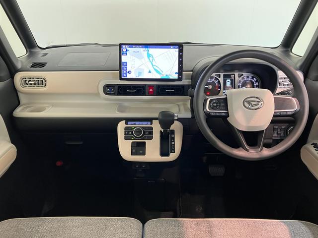 ムーヴキャンバスストライプスＧ　１０型ナビ　Ｐカメラ　駐車支援システム追突被害軽減ブレーキ　コーナーセンサー　ＬＥＤ　スマートキー　両側パワスラ　前席シートヒーター　スマートパノラマパーキング　　ＤＶＤ　Ｂｌｕｅｔｏｏｔｈ　ＵＳＢ　前後車内ドラレコ　パノラマカメラ（滋賀県）の中古車