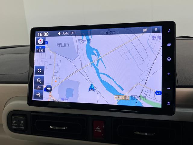 ムーヴキャンバスストライプスＧ　１０型ナビ　Ｐカメラ　駐車支援システム追突被害軽減ブレーキ　コーナーセンサー　ＬＥＤ　スマートキー　両側パワスラ　前席シートヒーター　スマートパノラマパーキング　　ＤＶＤ　Ｂｌｕｅｔｏｏｔｈ　ＵＳＢ　前後車内ドラレコ　パノラマカメラ（滋賀県）の中古車