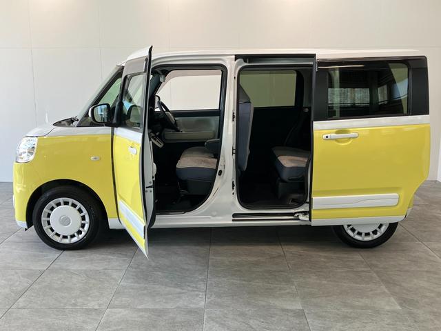 ムーヴキャンバスストライプスＧ　１０型ナビ　Ｐカメラ　駐車支援システム追突被害軽減ブレーキ　コーナーセンサー　ＬＥＤ　スマートキー　両側パワスラ　前席シートヒーター　スマートパノラマパーキング　　ＤＶＤ　Ｂｌｕｅｔｏｏｔｈ　ＵＳＢ　前後車内ドラレコ　パノラマカメラ（滋賀県）の中古車