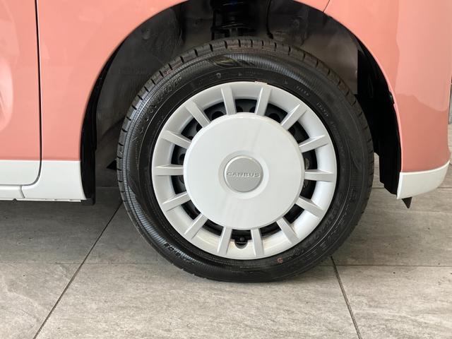 ムーヴキャンバスストライプスＧ　両側電動スライドドア　届出済未使用車追突被害軽減ブレーキ　スマアシ　コーナーセンサー　ＬＥＤ　スマートキー　両側電動スライドドア　前席シートヒーター　ナビ取付時用バックカメラ　オートエアコン　エコアイドル（滋賀県）の中古車