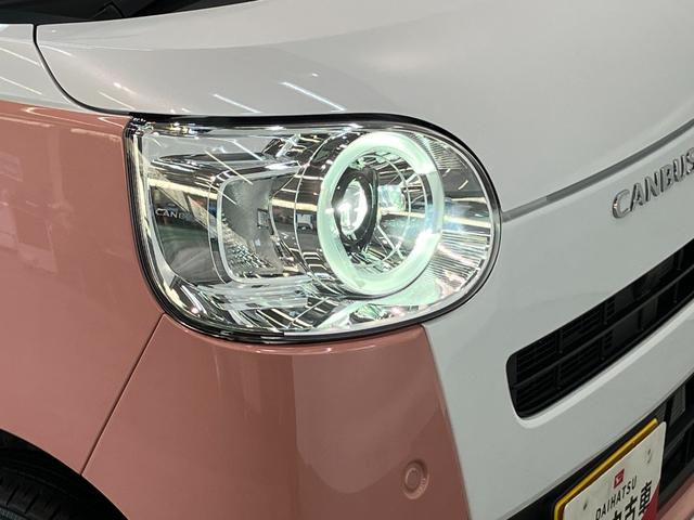 ムーヴキャンバスストライプスＧ　両側電動スライドドア　届出済未使用車追突被害軽減ブレーキ　スマアシ　コーナーセンサー　ＬＥＤ　スマートキー　両側電動スライドドア　前席シートヒーター　ナビ取付時用バックカメラ　オートエアコン　エコアイドル（滋賀県）の中古車