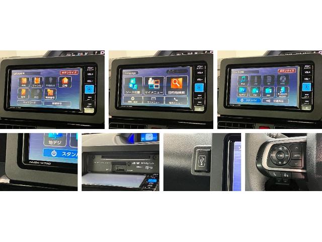 タントカスタムＲＳターボ　フルセグナビ　バックカメラ　両側パワスラ追突被害軽減ブレーキ　スマアシ　コーナーセンサー　ＬＥＤ　スマートキー　両側電動スライドドア　前席シートヒーター　オートエアコン　フルセグナビ　ＤＶＤ　Ｂｌｕｅｔｏｏｔｈ　ＵＳＢ　バックカメラ（滋賀県）の中古車