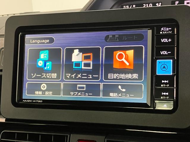 タントカスタムＲＳターボ　フルセグナビ　バックカメラ　両側パワスラ追突被害軽減ブレーキ　スマアシ　コーナーセンサー　ＬＥＤ　スマートキー　両側電動スライドドア　前席シートヒーター　オートエアコン　フルセグナビ　ＤＶＤ　Ｂｌｕｅｔｏｏｔｈ　ＵＳＢ　バックカメラ（滋賀県）の中古車