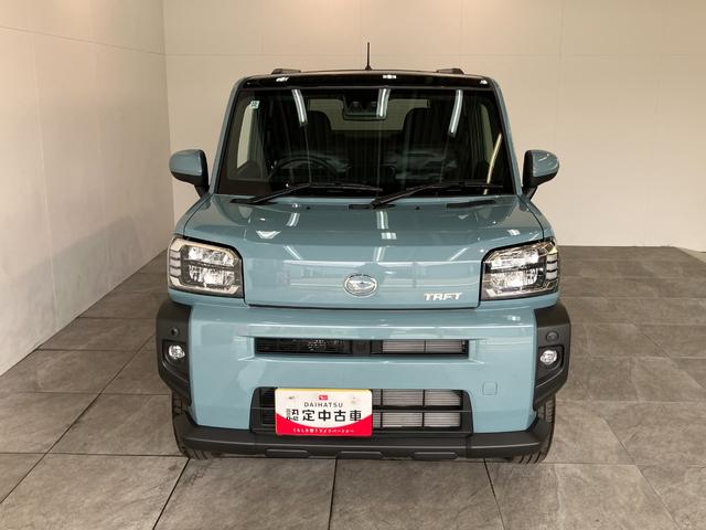 タフトＧ　ＬＥＤ　届出済未使用車　前席シートヒーター追突被害軽減ブレーキ　スマアシ　コーナーセンサー　ＬＥＤ　スマートキー　前席シートヒーター　オートエアコン　ナビ取付時用バックカメラ　オートライト　エコアイドル（滋賀県）の中古車