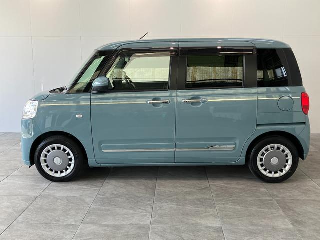 ムーヴキャンバスセオリーＧターボ　９型ディスプレイオーディオ　駐車支援機能追突被害軽減ブレーキ　スマアシ　コーナーセンサー　ＬＥＤ　スマートキー　両側電動スライドドア　前席シートヒーター　フルセグ　Ｂｌｕｅｔｏｏｔｈ　ＵＳＢ　パノラマカメラ　ドラレコ　駐車支援システム（滋賀県）の中古車