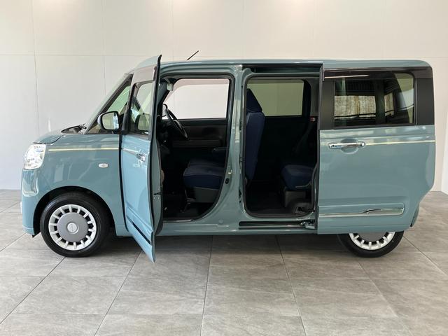 ムーヴキャンバスセオリーＧターボ　９型ディスプレイオーディオ　駐車支援機能追突被害軽減ブレーキ　スマアシ　コーナーセンサー　ＬＥＤ　スマートキー　両側電動スライドドア　前席シートヒーター　フルセグ　Ｂｌｕｅｔｏｏｔｈ　ＵＳＢ　パノラマカメラ　ドラレコ　駐車支援システム（滋賀県）の中古車
