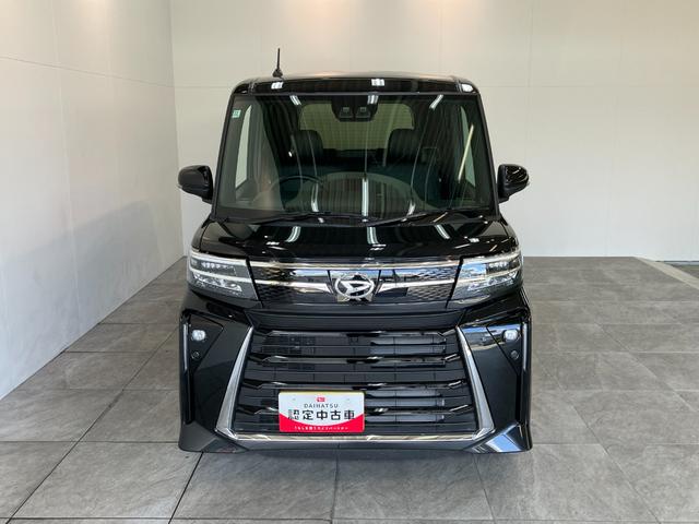 タントカスタムＸ　届出済未使用車　両側電動スライドドア　ＬＥＤ追突被害軽減ブレーキ　スマアシ　コーナーセンサー　ＬＥＤ　スマートキー　両側電動スライドドア　前席シートヒーター　オートエアコン　ナビ取付時用バックカメラ　オートライト　エコアイドル（滋賀県）の中古車
