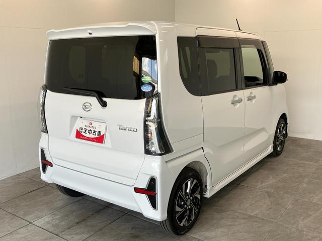 タントカスタムＸセレクション　９型ナビ　パノラマカメラ　ドラレコ衝突被害軽減ブレーキ　スマアシ　コーナーセンサー　ＬＥＤ　スマートキー　両側電動スライドドア　前席シートヒーター　９型フルセグナビ　ＤＶＤ　Ｂｌｕｅｔｏｏｔｈ　ＵＳＢ　パノラマカメラ　前後ドラレコ（滋賀県）の中古車