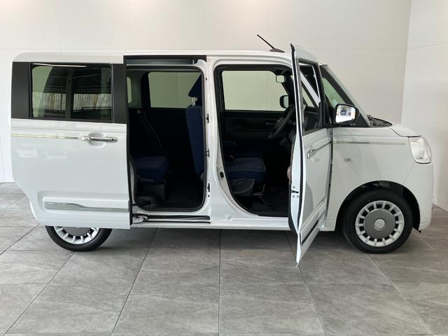 ムーヴキャンバスセオリーＧ　９型ディスプレイオーディオ　届出済未使用車衝突被害軽減ブレーキ　スマアシ　コーナーセンサー　ＬＥＤ　スマートキー　両側電動スライドドア　前席シートヒーター　オートエアコン　９型ディスプレイオーディオ　Ｂｌｕｅｔｏｏｔｈ　バックカメラ（滋賀県）の中古車