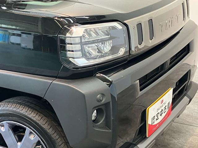 タフトＧ　ダーククロムベンチャー　ＬＥＤ　届出済未使用車衝突被害軽減ブレーキ　スマアシ　コーナーセンサー　ＬＥＤ　スマートキー　オートエアコン　前席シートヒーター　ナビ取付時用バックカメラ　オートライト　エコアイドル（滋賀県）の中古車