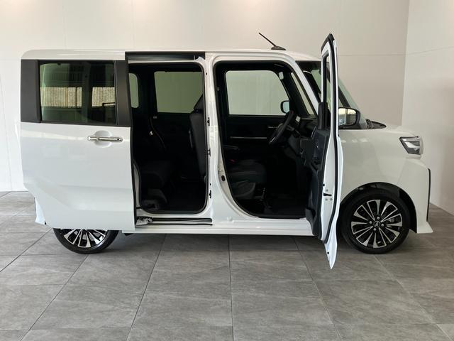 タントカスタムＲＳ　９型ディスプレイオーディオ　バックカメラ衝突被害軽減ブレーキ　スマアシ　コーナーセンサー　ＬＥＤ　スマートキー　両側電動スライドドア　前席シートヒーター　オートエアコン　９型ディスプレイオーディオ　Ｂｌｕｅｔｏｏｔｈ　ＵＳＢ　バックカメラ（滋賀県）の中古車