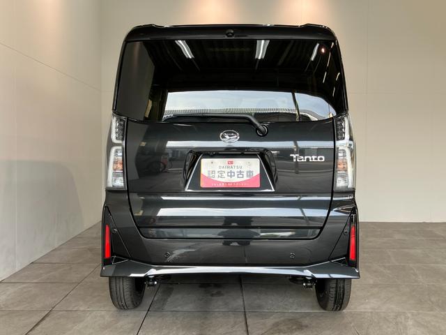 タントカスタムＸ　９型ディスプレイオーディオ　届出済未使用車衝突被害軽減ブレーキ　スマアシ　コーナーセンサー　ＬＥＤ　スマートキー　両側電動スライドドア　前席シートヒーター　９インチディスプレイオーディオ　フルセグ　Ｂｌｕｅｔｏｏｔｈ　ＵＳＢ　バックカメラ（滋賀県）の中古車