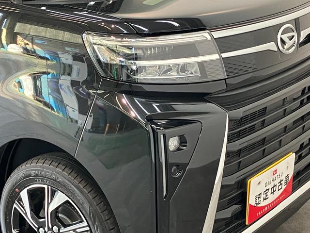 タントカスタムＸ　９型ディスプレイオーディオ　届出済未使用車衝突被害軽減ブレーキ　スマアシ　コーナーセンサー　ＬＥＤ　スマートキー　両側電動スライドドア　前席シートヒーター　９インチディスプレイオーディオ　フルセグ　Ｂｌｕｅｔｏｏｔｈ　ＵＳＢ　バックカメラ（滋賀県）の中古車