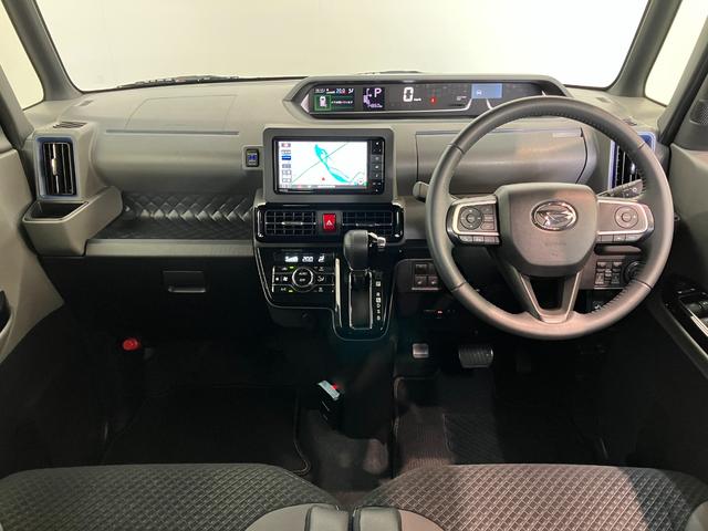 タントカスタムＲＳセレクション　ナビ　Ｂカメラ　車検整備付衝突被害軽減ブレーキ　コーナーセンサー　ＬＥＤ　レーダークルコン　両側電動スライドドア　前席シートヒーター　フルセグナビ　ＤＶＤ　Ｂｌｕｅｔｏｏｔｈ　ＵＳＢ　バックカメラ　ナビ連動前後ドラレコ　ＥＴＣ（滋賀県）の中古車