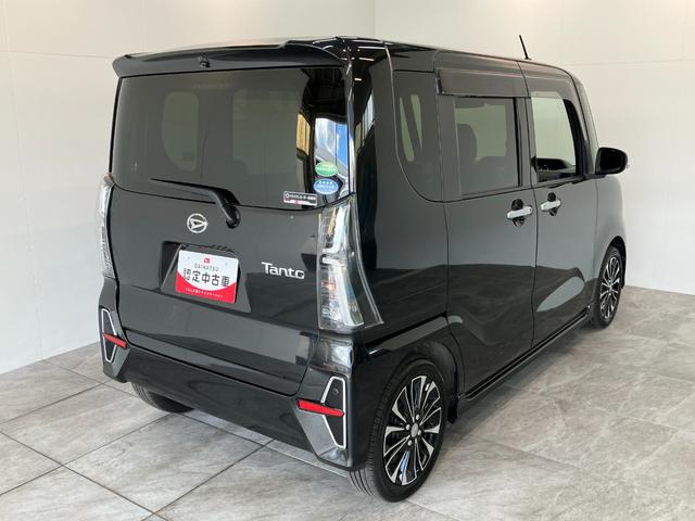 タントカスタムＲＳセレクション　ナビ　Ｂカメラ　車検整備付衝突被害軽減ブレーキ　コーナーセンサー　ＬＥＤ　レーダークルコン　両側電動スライドドア　前席シートヒーター　フルセグナビ　ＤＶＤ　Ｂｌｕｅｔｏｏｔｈ　ＵＳＢ　バックカメラ　ナビ連動前後ドラレコ　ＥＴＣ（滋賀県）の中古車