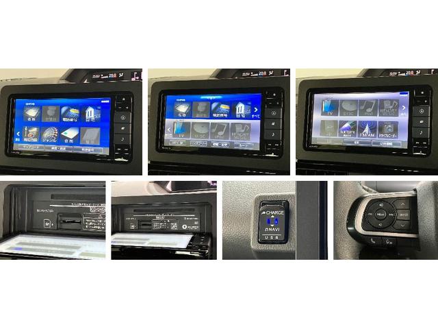 タントカスタムＲＳセレクション　ナビ　Ｂカメラ　車検整備付衝突被害軽減ブレーキ　コーナーセンサー　ＬＥＤ　レーダークルコン　両側電動スライドドア　前席シートヒーター　フルセグナビ　ＤＶＤ　Ｂｌｕｅｔｏｏｔｈ　ＵＳＢ　バックカメラ　ナビ連動前後ドラレコ　ＥＴＣ（滋賀県）の中古車