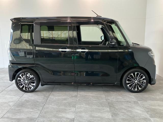 タントカスタムＲＳセレクション　ナビ　Ｂカメラ　車検整備付衝突被害軽減ブレーキ　コーナーセンサー　ＬＥＤ　レーダークルコン　両側電動スライドドア　前席シートヒーター　フルセグナビ　ＤＶＤ　Ｂｌｕｅｔｏｏｔｈ　ＵＳＢ　バックカメラ　ナビ連動前後ドラレコ　ＥＴＣ（滋賀県）の中古車
