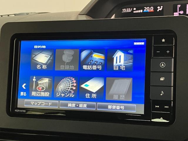 タントカスタムＲＳセレクション　ナビ　Ｂカメラ　車検整備付衝突被害軽減ブレーキ　コーナーセンサー　ＬＥＤ　レーダークルコン　両側電動スライドドア　前席シートヒーター　フルセグナビ　ＤＶＤ　Ｂｌｕｅｔｏｏｔｈ　ＵＳＢ　バックカメラ　ナビ連動前後ドラレコ　ＥＴＣ（滋賀県）の中古車