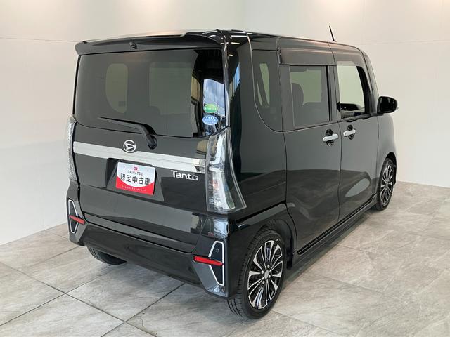 タントカスタムＲＳセレクション　ターボ　フルセグナビ　車検整備付衝突被害軽減ブレーキ　スマアシ　コーナーセンサー　ＬＥＤ　クルーズコントロール　両側パワスラ　前席シートヒーター　フルセグナビ　ＤＶＤ　Ｂｌｕｅｔｏｏｔｈ　ＵＳＢ　バックカメラ　ナビ連動前後ドラレコ（滋賀県）の中古車
