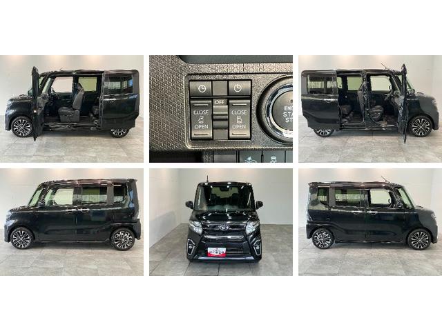 タントカスタムＲＳセレクション　ターボ　フルセグナビ　車検整備付衝突被害軽減ブレーキ　スマアシ　コーナーセンサー　ＬＥＤ　クルーズコントロール　両側パワスラ　前席シートヒーター　フルセグナビ　ＤＶＤ　Ｂｌｕｅｔｏｏｔｈ　ＵＳＢ　バックカメラ　ナビ連動前後ドラレコ（滋賀県）の中古車