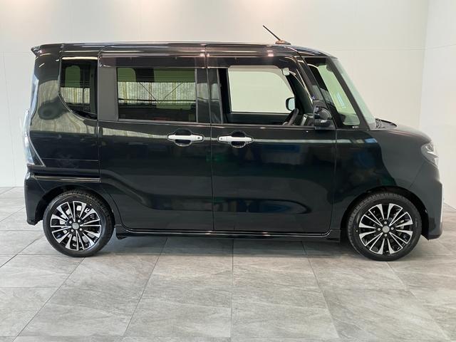 タントカスタムＲＳセレクション　ターボ　フルセグナビ　車検整備付衝突被害軽減ブレーキ　スマアシ　コーナーセンサー　ＬＥＤ　クルーズコントロール　両側パワスラ　前席シートヒーター　フルセグナビ　ＤＶＤ　Ｂｌｕｅｔｏｏｔｈ　ＵＳＢ　バックカメラ　ナビ連動前後ドラレコ（滋賀県）の中古車