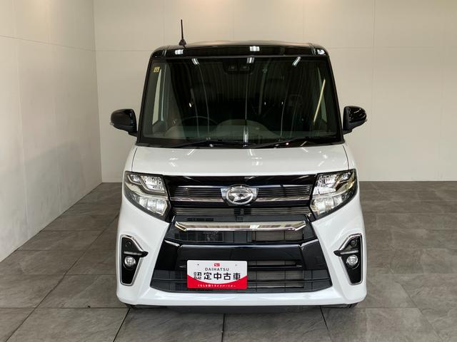 タントカスタムＸセレクション　フルセグナビ　Ｂカメラ　車検整備付衝突被害軽減ブレーキ　コーナーセンサー　フルセグナビ　Ｂｌｕｅｔｏｏｔｈ　ＤＶＤ再生　バックカメラ　前後ドラレコ　両側電動スライドドア　前席シートヒーター　ＬＥＤ　　スマートキー　エコアイドル（滋賀県）の中古車