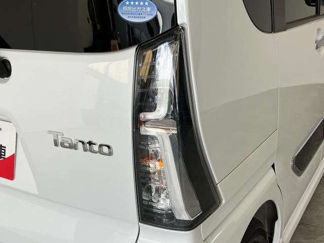 タントカスタムＸセレクション　フルセグナビ　Ｂカメラ　車検整備付衝突被害軽減ブレーキ　コーナーセンサー　フルセグナビ　Ｂｌｕｅｔｏｏｔｈ　ＤＶＤ再生　バックカメラ　前後ドラレコ　両側電動スライドドア　前席シートヒーター　ＬＥＤ　　スマートキー　エコアイドル（滋賀県）の中古車